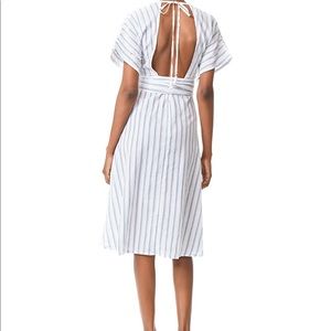 Faithfull The Brand - open back cotton dress